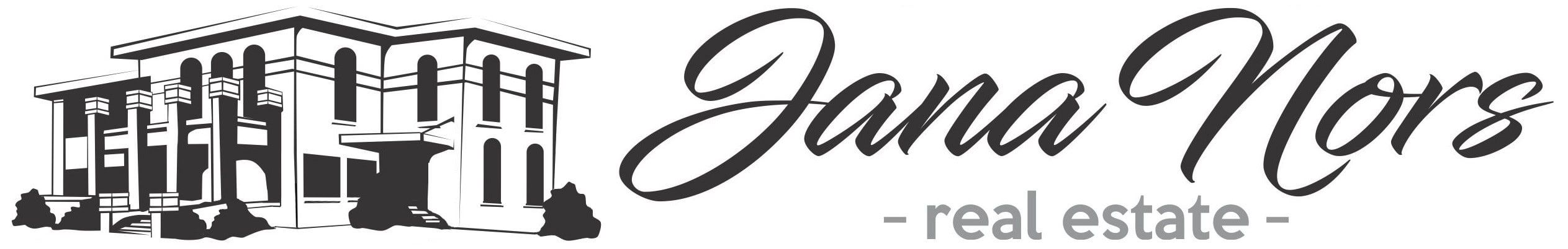 Jana Nors Real Estate Logo - Horizontal.fw Charming historic building in Hillsboro, Texas, representing Jana Nors Real Estate.